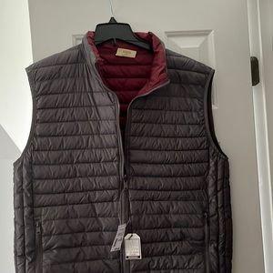 Jos. A. Bank reversible vest men’s large. Brand new with tags!